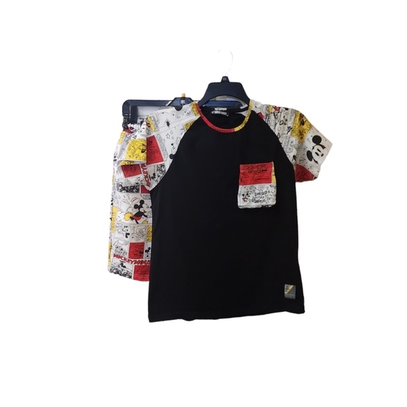 David & Gerenzo Mickey Mouse Short Shirt Set - Picture 2 of 7